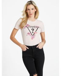Guess Factory - Eco maggie Rhinestone Tee - Lyst