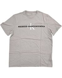 Calvin Klein - Logo Stripe T-Shirt - Lyst