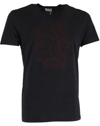 Dior - Rose-print T-shirt - Lyst