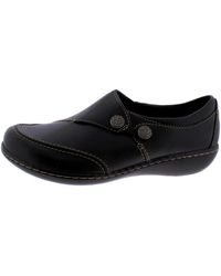 Clarks - Ashland Lane Q Pebbled Leather Loafers - Lyst