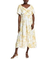 IPPONELLI - Tiered Midi Dress - Lyst