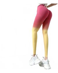 Rockstar Peach - Ode To Ombre Sculpting Leggings - Lyst