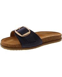 Softwalk - Una Leather Slip-On Slide Sandals - Lyst