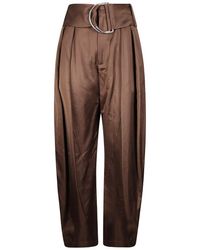 JW Anderson - High Waisted Trousers Wide Leg With Darts - Lyst