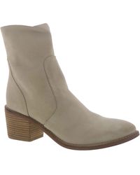 Diba True - Majes Tic Leather Stacked Heel Ankle Boots - Lyst