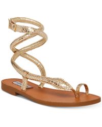 Steve Madden - Scales Flat Strappy Ankle Strap - Lyst