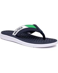 Nautica - Logo Flip-flop Sandal - Lyst