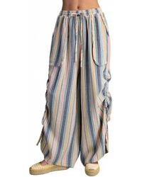 Easel - Striped Gauze Pants - Lyst