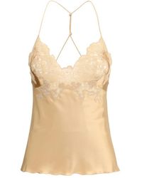 Ermanno Scervino - Silk And Lace Top - Lyst