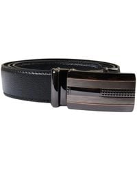 TruClothing - Leather Ratchet Belt Automatic Click Buckle Adjustable Trim To Fit - Lyst