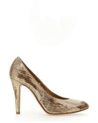 Maison Margiela - Pointed Toe Pumps With Striped Fabric Detail - Lyst