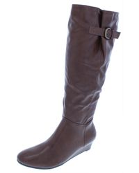 Style & Co. - Rainne Faux Leather Knee-high Riding Boots - Lyst