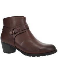 Esprit - Topaz Suede Booties Ankle Boots - Lyst