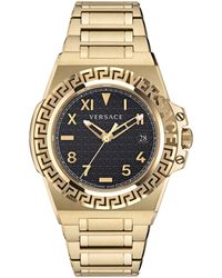 Versace - Greca Reaction Bracelet Watch - Lyst
