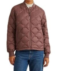 Eddie Bauer - Down Puffer Bomber Jacket - Lyst