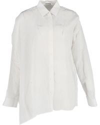 Jil Sander - Asymmetric Button-Down Shirt - Lyst