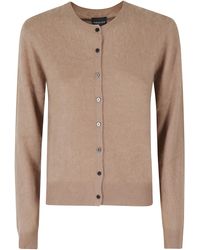 Herskind - Croissant Roselle Ribbed Wool-Cashmere Cardigan - Lyst