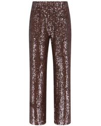 P.A.R.O.S.H. - Sequin Trousers - Lyst