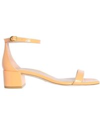 Stuart Weitzman - Nudist Curve 35 Block Sandals - Lyst
