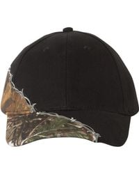Katia - Camo With Barbed Wire Embroidery Cap - Lyst