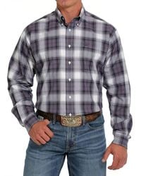 Cinch - Plain Weave Plaid Shirt - Lyst