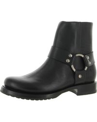 Frye - Veronica Leather Harness Booties - Lyst