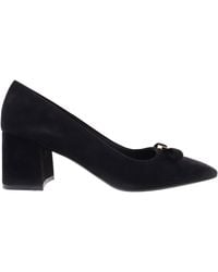 Ferragamo - Ferragamo Myra Bow Block Heel Pumps, Size 7 C - Lyst