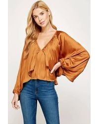 Strut & Bolt - Cher Silky Blouse - Lyst