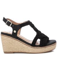 Xti - Jute Wedge Sandals - Lyst