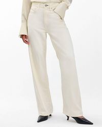 Rag & Bone - Featherweight Logan Wide-Leg Jeans - Lyst