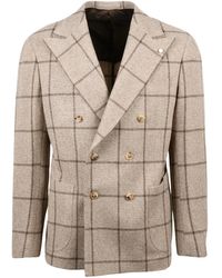 Luigi Bianchi - Double-Breasted Jacket - Lyst
