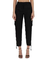 Aspesi - Regular Fit Cargo Pants With Adjustable Hems And Side Pockets - Lyst