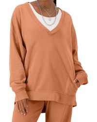 Champion - Oversized V-Neck Pullover - Lyst