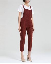 AG Jeans - Pleated Isabelle Overall - Lyst