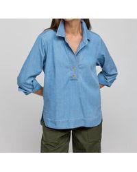 Hinson Wu - Aileen Sleeve Denim Shirt - Lyst