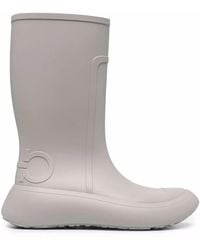 Ferragamo - Gancini-Detail Rain Boots - Lyst