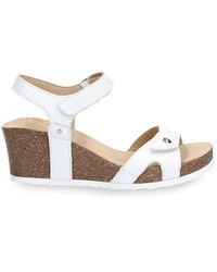 Panama Jack - Julia B1 Wedge Leather Sandals - Lyst
