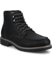 Vance Co. - Vance Zeus Medium And Wide Width Moc Toe Boot - Lyst