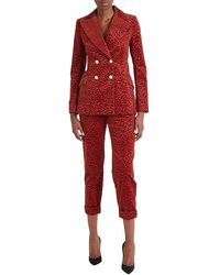 Temperley London - Lynx Velvet Double Breasted Jacket - Lyst