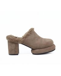 All Black - Mod Winter Mule - Lyst
