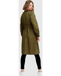 Belle & Bloom - Carlisle Button Front Trench Coat - Lyst