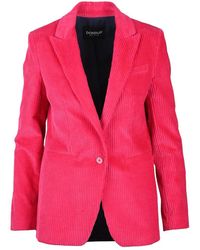 Dondup - Long Velvet Jacket - Lyst