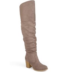 Journee Collection - Wide Width Extra Wide Calf Kaison Boot - Lyst