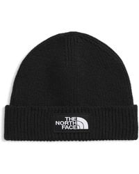 The North Face - Logo Box Cuffed Beanie - Lyst