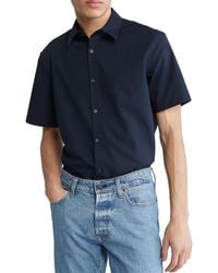 Calvin Klein - Collared Slim Button-down Shirt - Lyst