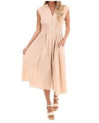 She + Sky - Sign Of The Times Midi Dress - Lyst