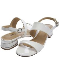 Vaneli - Hilary Sandals Patent Leather Block Heel Hawk1318 - Lyst
