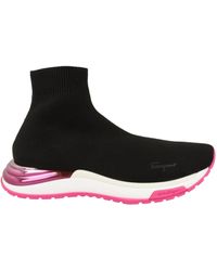Ferragamo - Ninette High-Top Sock Sneakers - Lyst