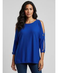 TRUEDAMES - Cable & Gauge Pullover Sweater - Lyst
