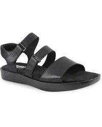 Munro - Shay M431681-001 Sandals 9 Leather Adjustable Strap Khd1978 - Lyst
